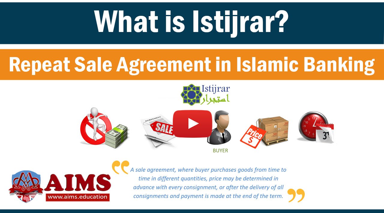 What is Istijrar? Meaning & Types of Bail Istijrar Contract in Islamic Banking | AIMS Education istijrar