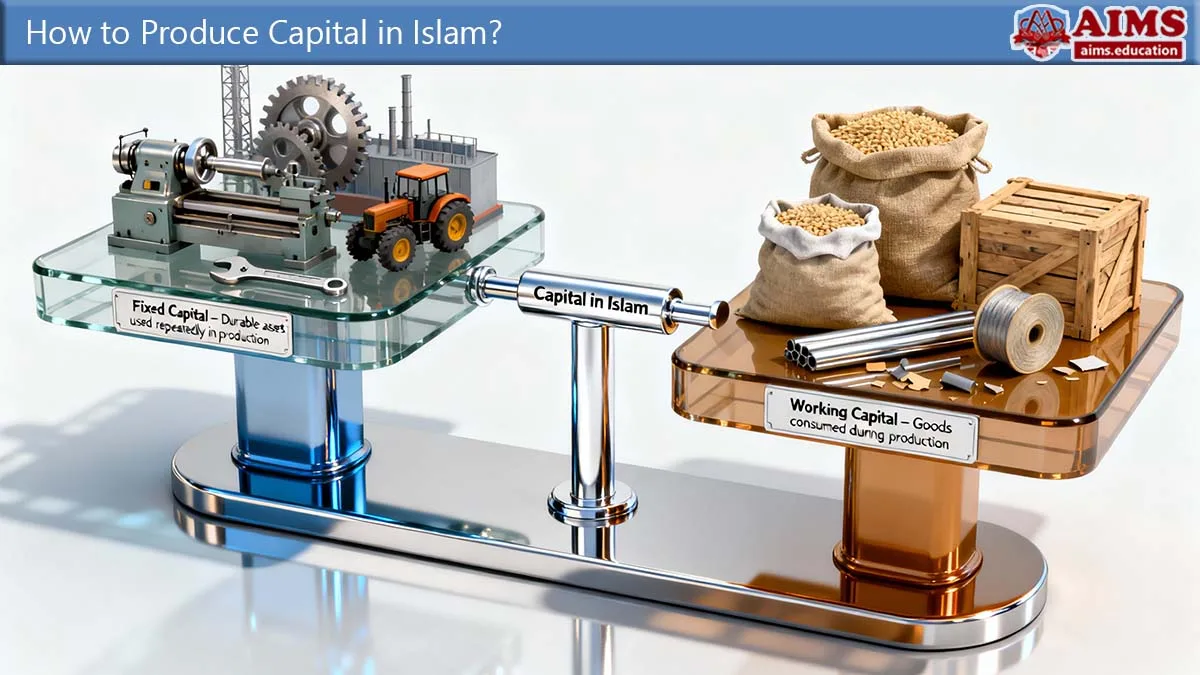 how to produce capital in Islam