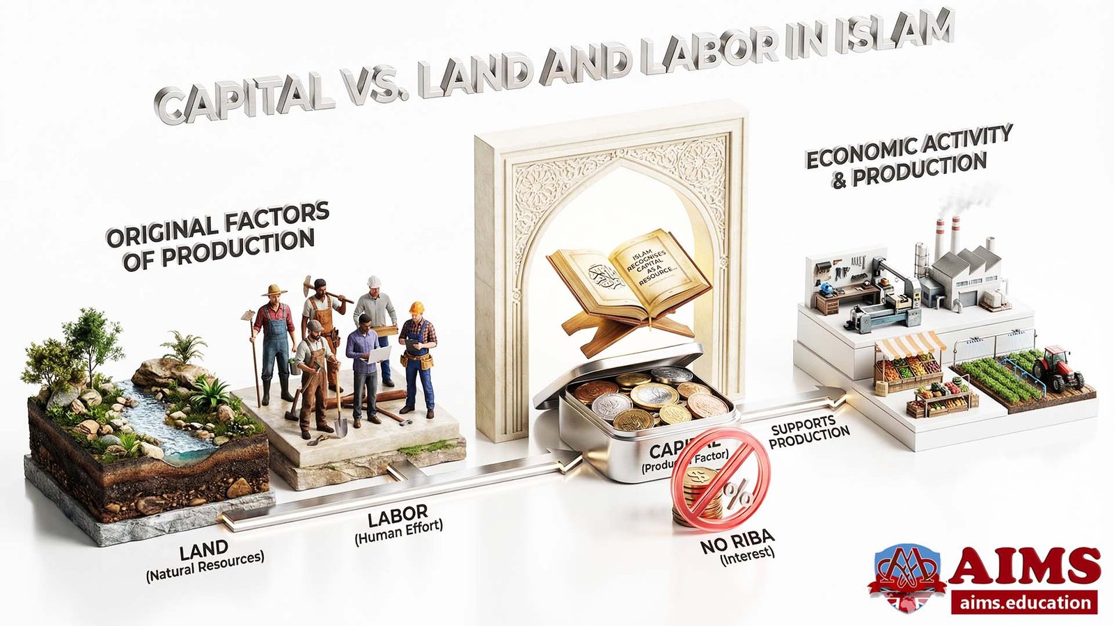 how to produce capital in Islam