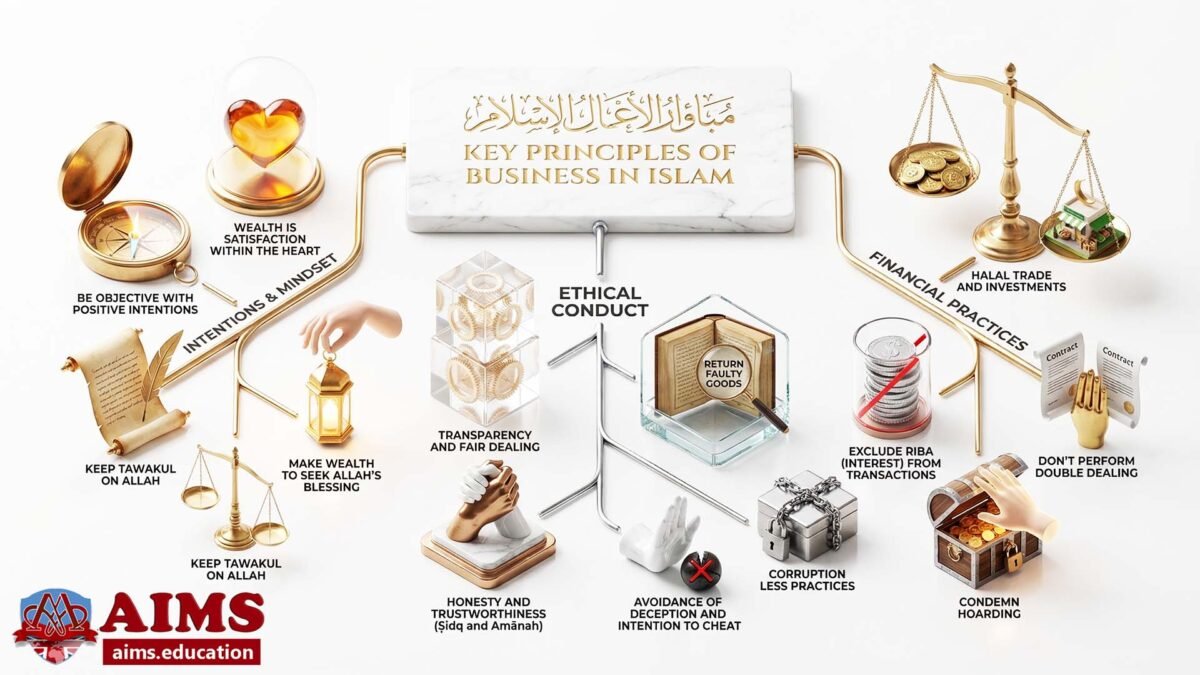 14 Key Principles of Business in Islam - Islamic Business Rules | AIMS