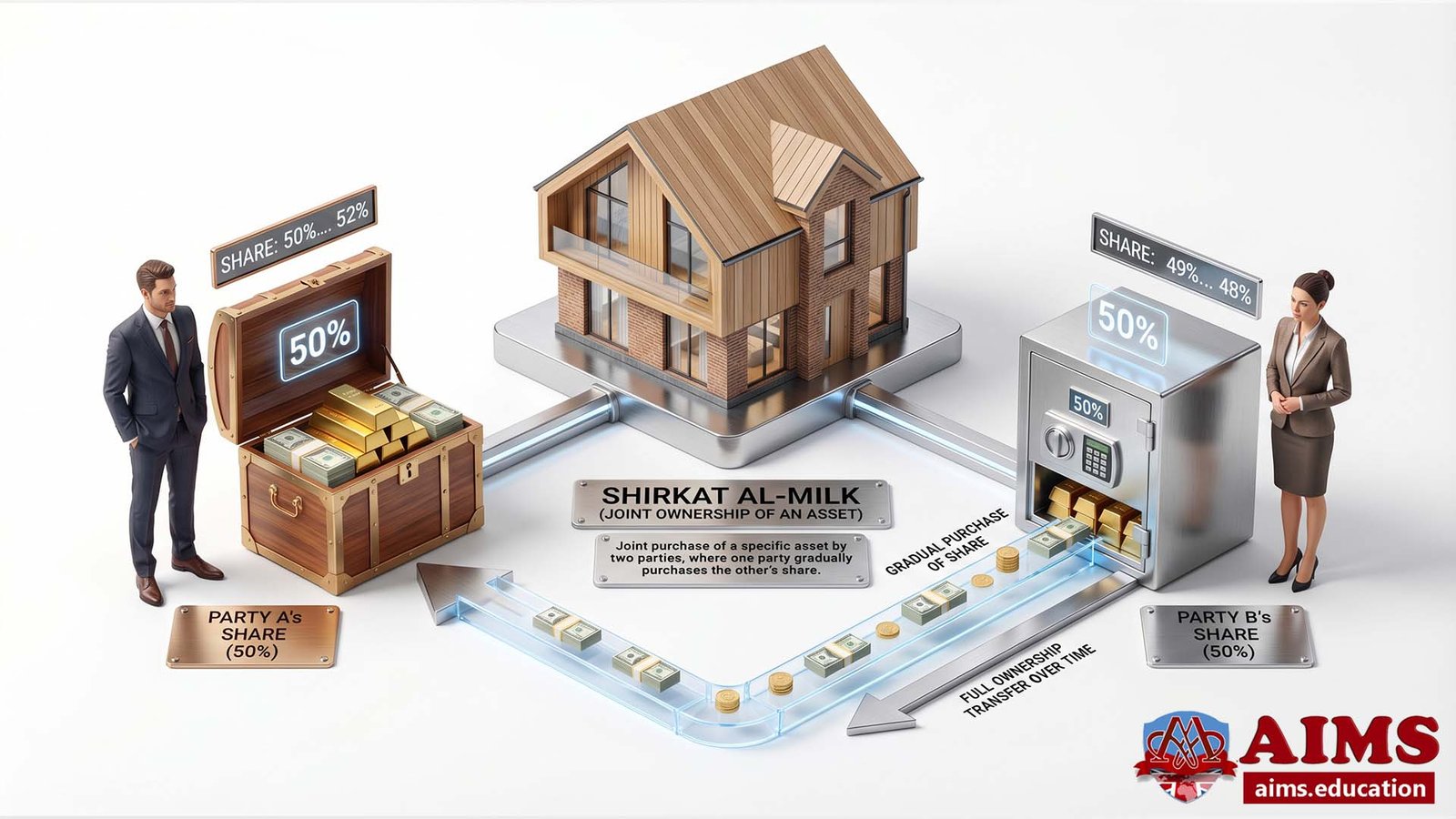 Shirkat al-Milk joint asset ownership with gradual share purchase