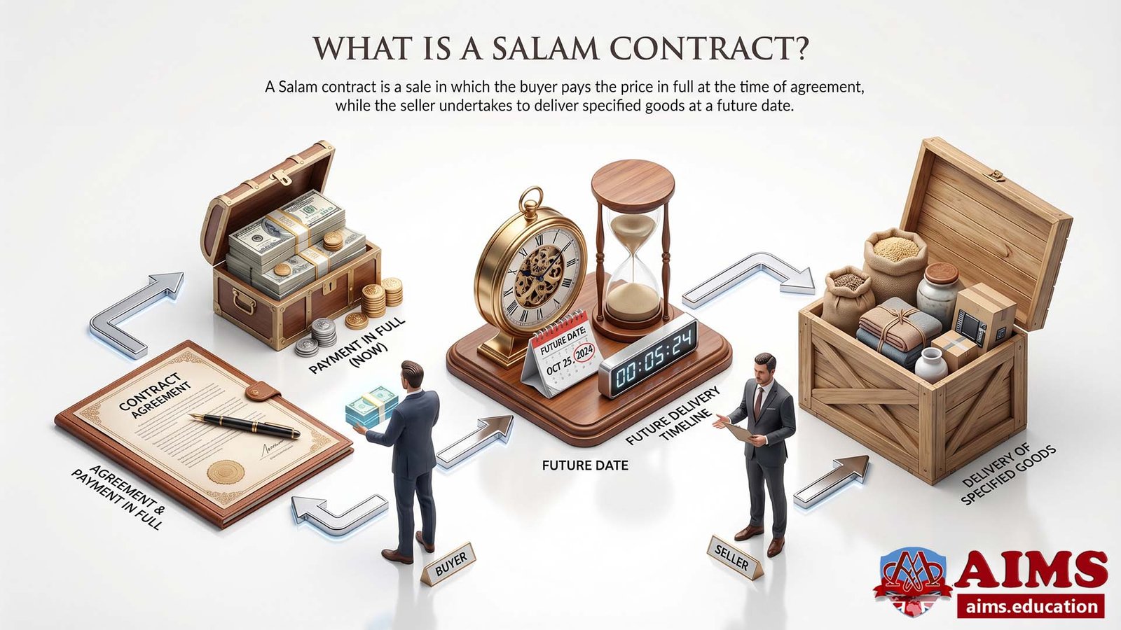 What Is a Salam Contract? Advance Payment for Future Delivery What is a Salam contract with full payment and future delivery