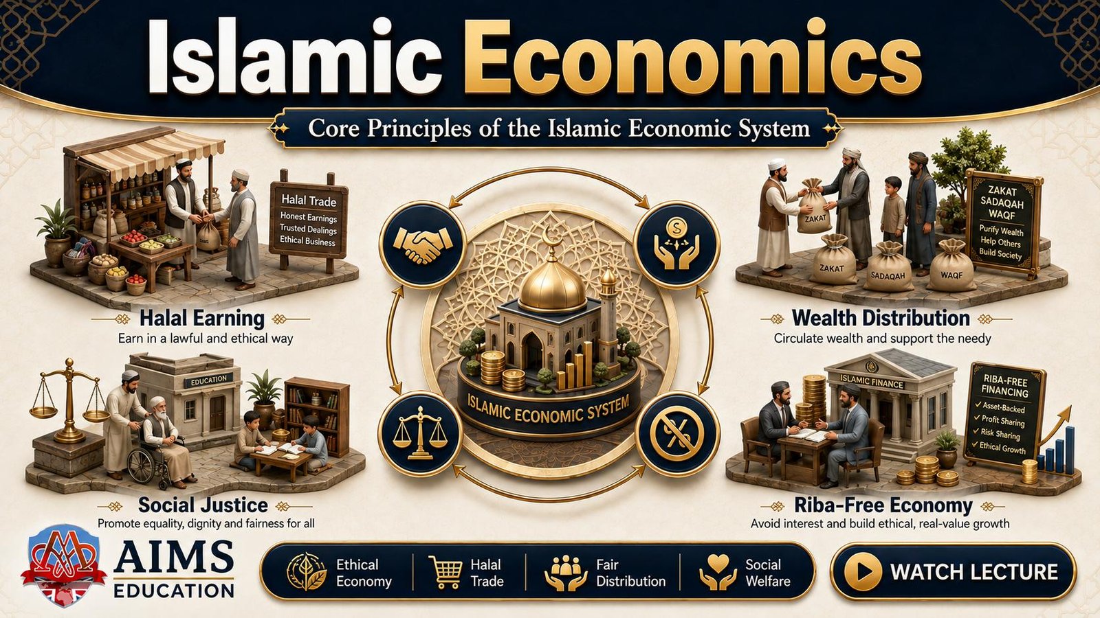 Islamic economic system - principles, features and benefits