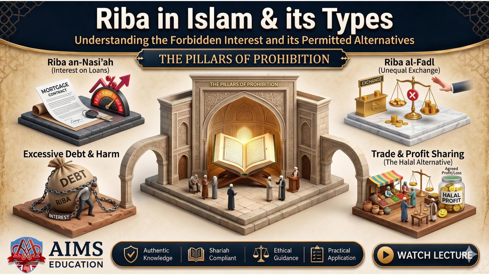 Riba in Islam - Types of Riba and Why Riba is Prohibited