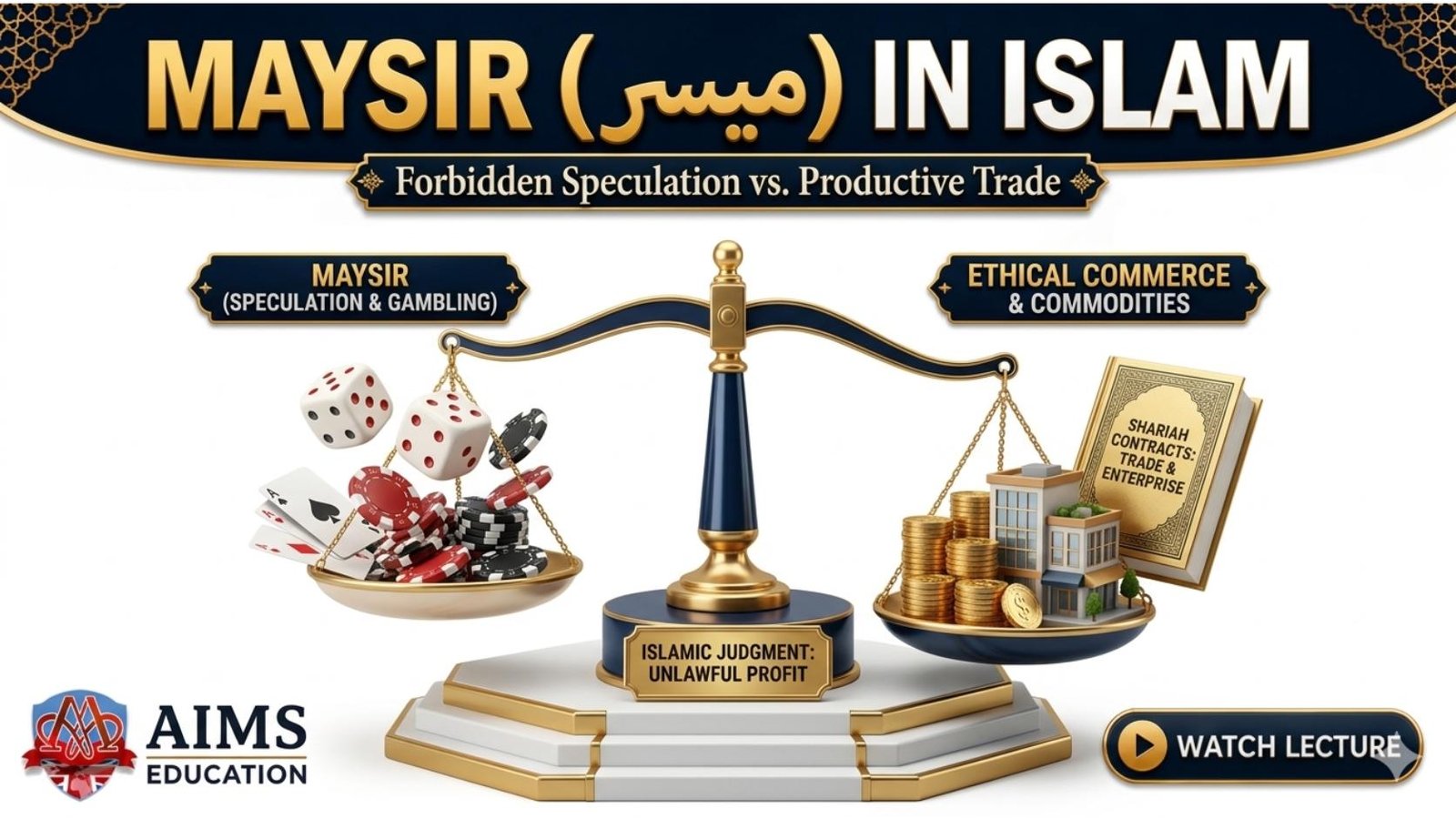 maysir in Islam - why gambling prohibited