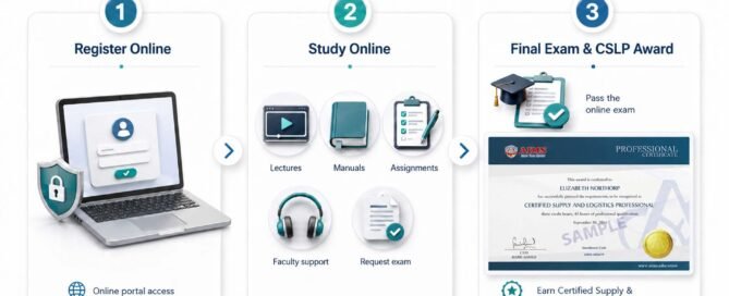 Online logistics certification CSLP learning process