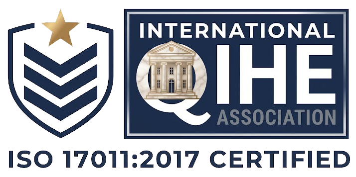 qahe accreditation of aims logo