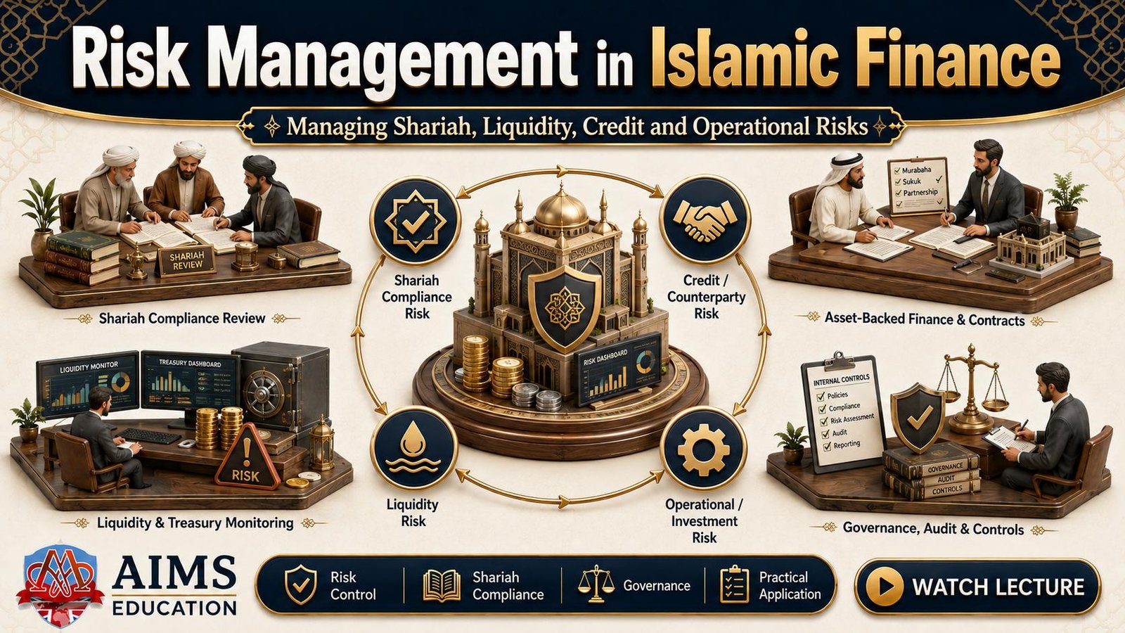 4 stages of risk control in shariah risk management