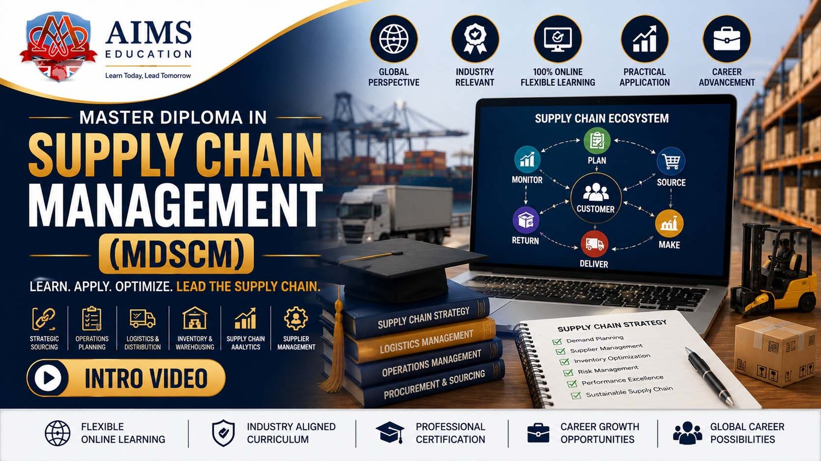Self-paced online supply chain diploma MDSCM video cover