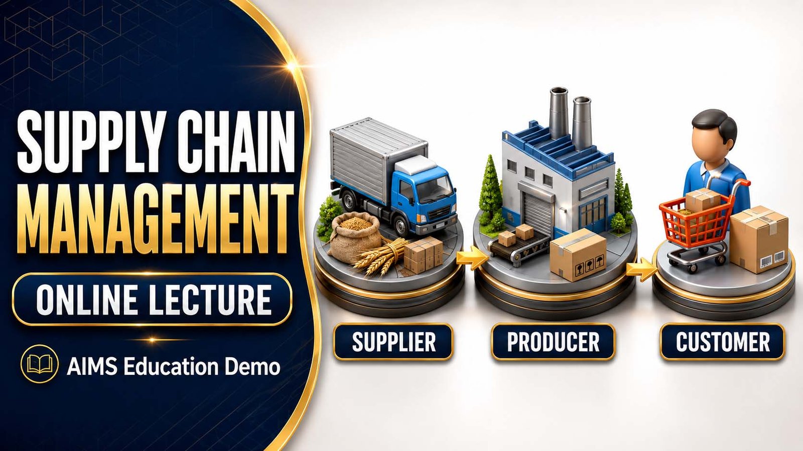 supply chain management online lecture thumbnail aims education