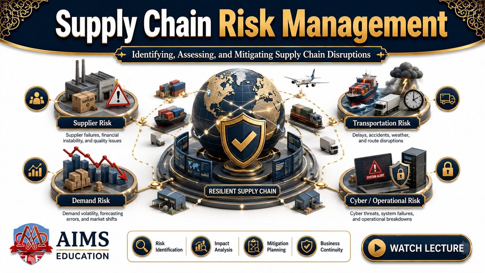 supply chain risk management - process, factors and major risks explained