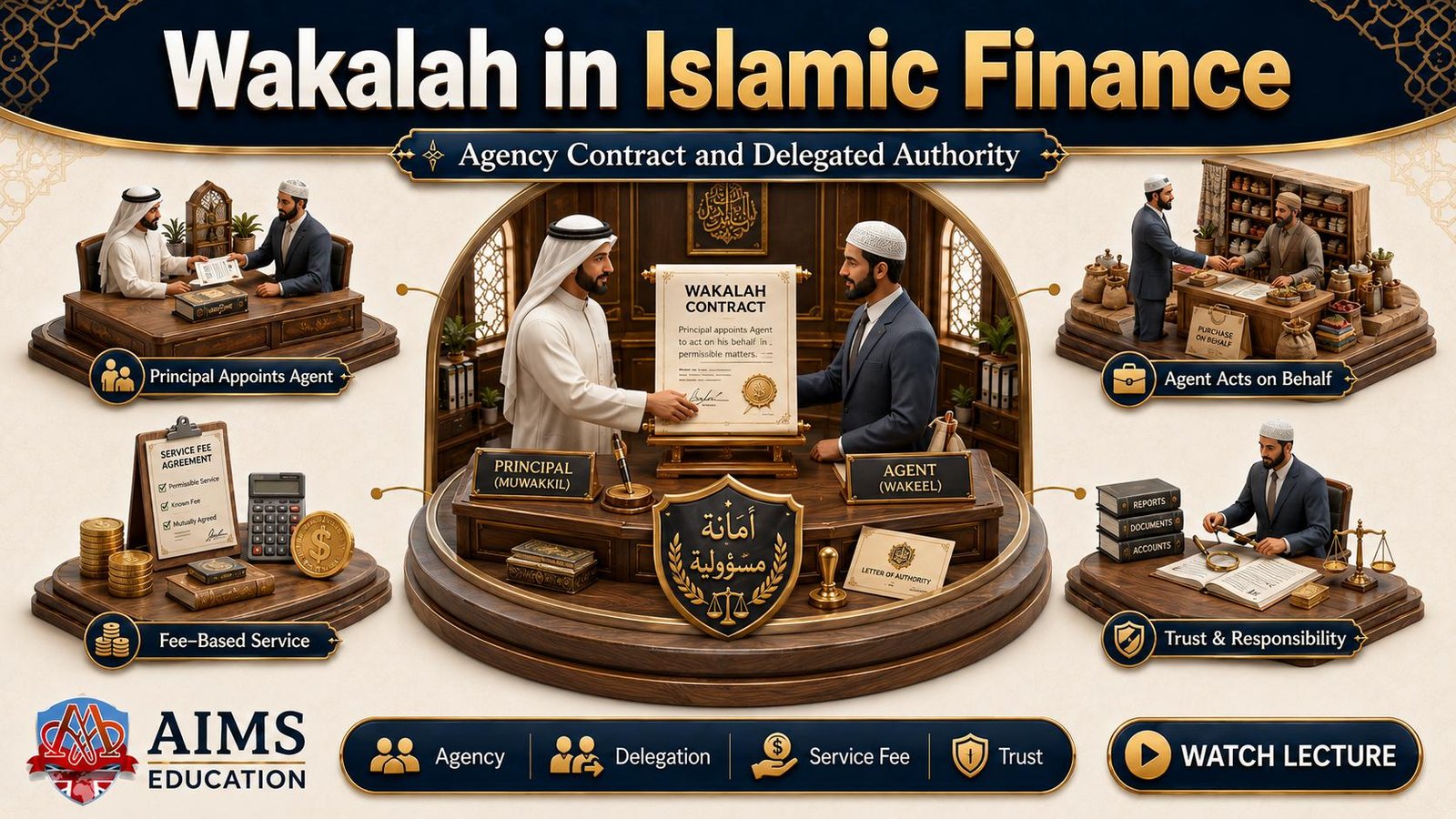 wakalah contract in Islamic banking and finance