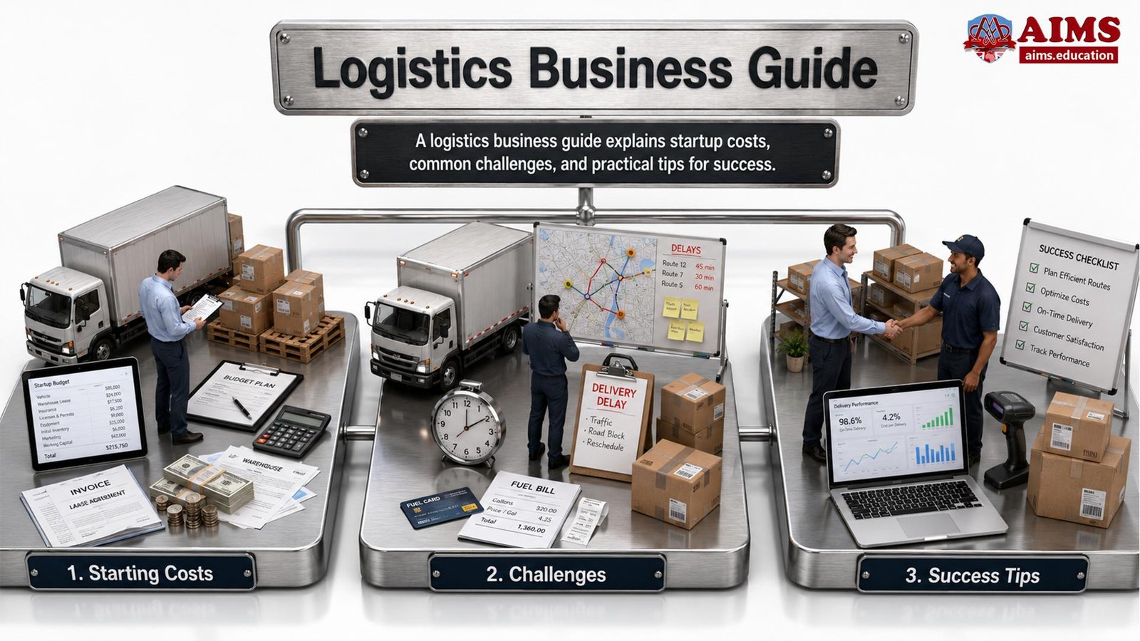 how to start logistics how to start logistics - visual explanation