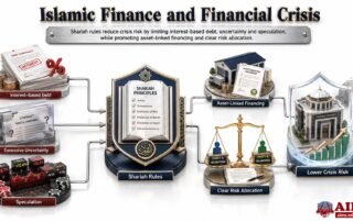 Islamic finance and financial crisis risk-sharing diagram