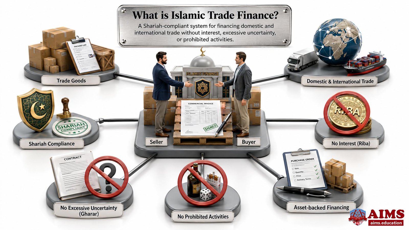 Islamic Trade Finance: Overview, Principles, 6 Products, and International Prospects | AIMS Education Islamic trade finance