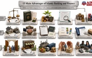 Advantages of Islamic banking and finance infographic