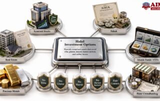 Halal investment options diagram of Shariah principles