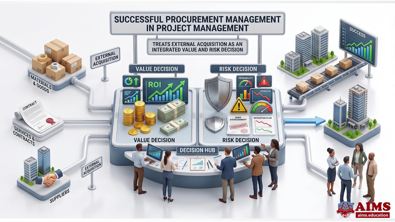 Project Procurement Management: Process, Planning, Contracts and Examples | AIMS Education procurement management in project management